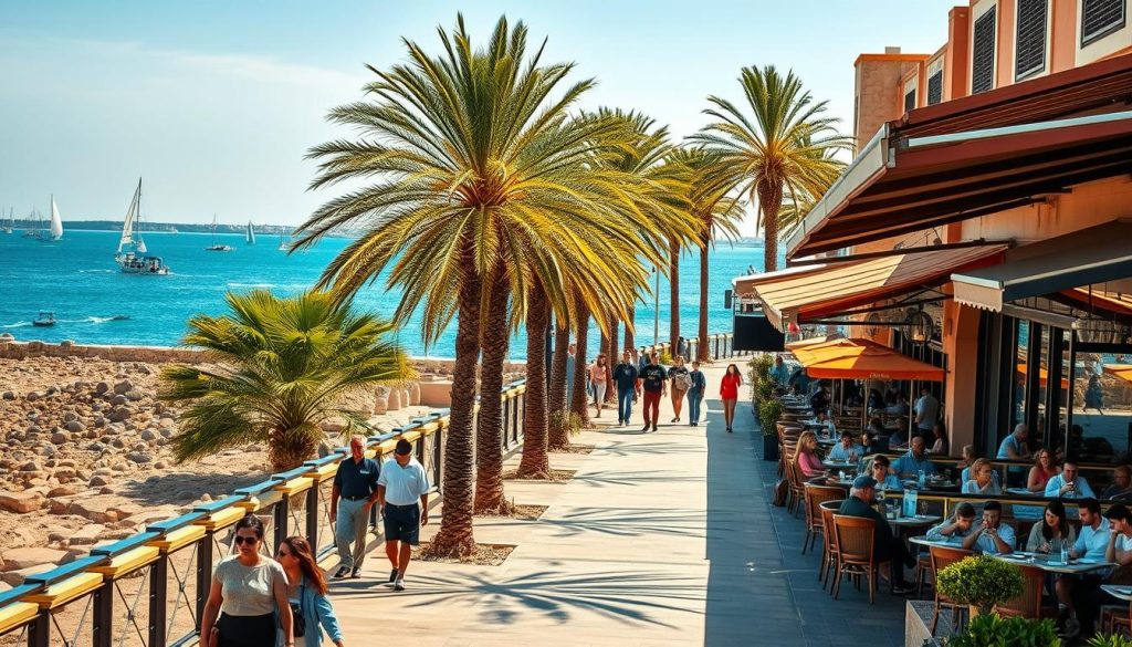 oceanfront walkway Rabat dining oceanfront walkway Rabat dining