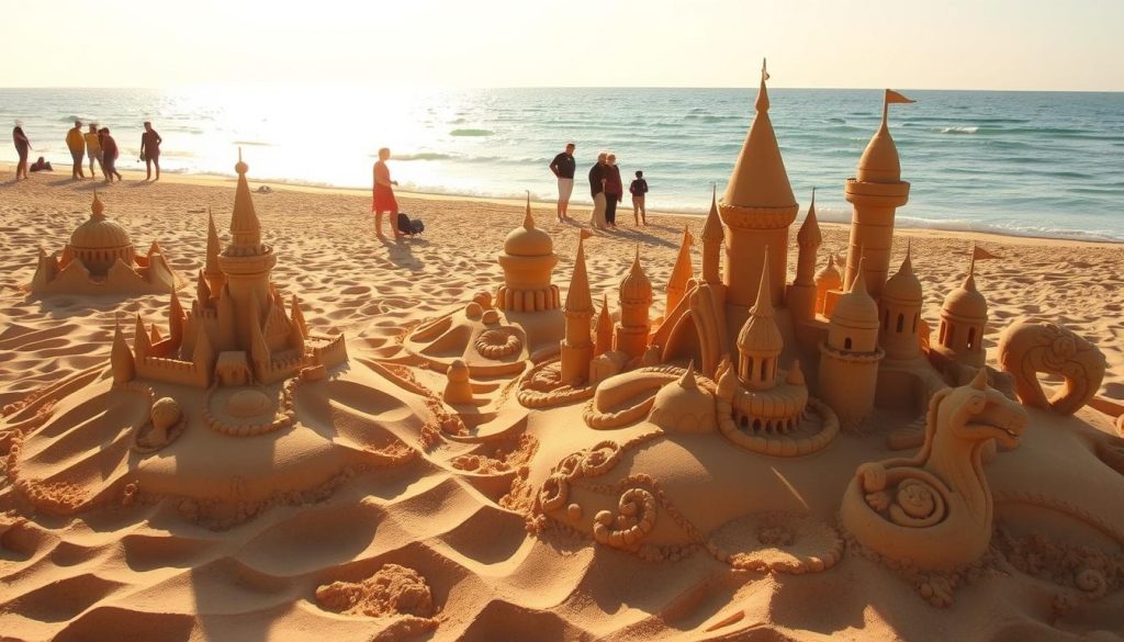 sand sculpture art on Djerba beaches sand sculpture art on Djerba beaches