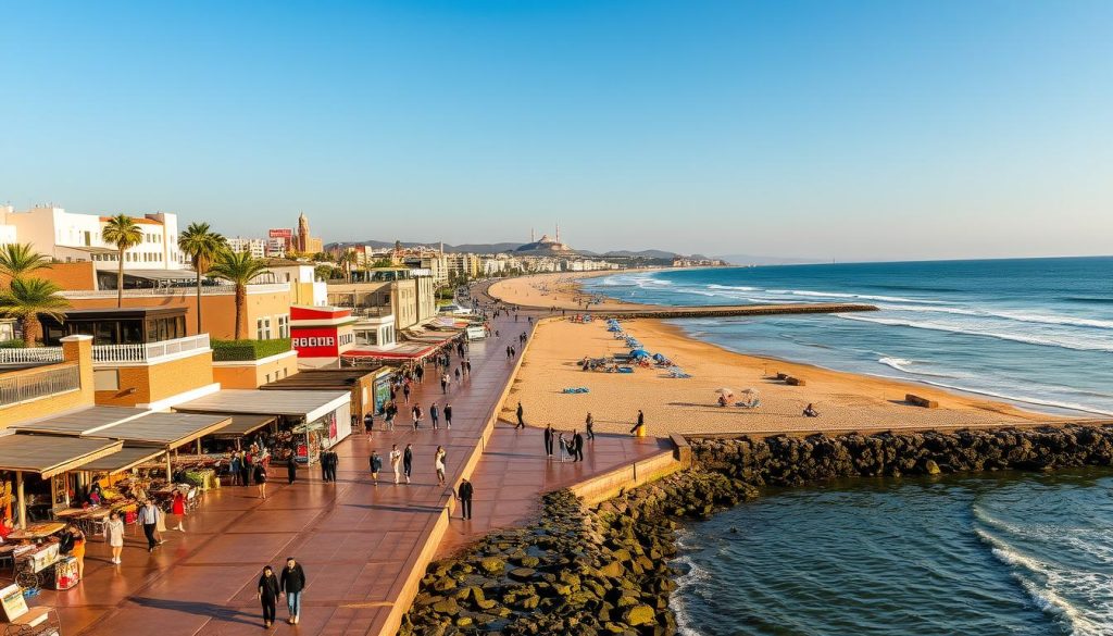 seaside promenade Rabat seaside promenade Rabat
