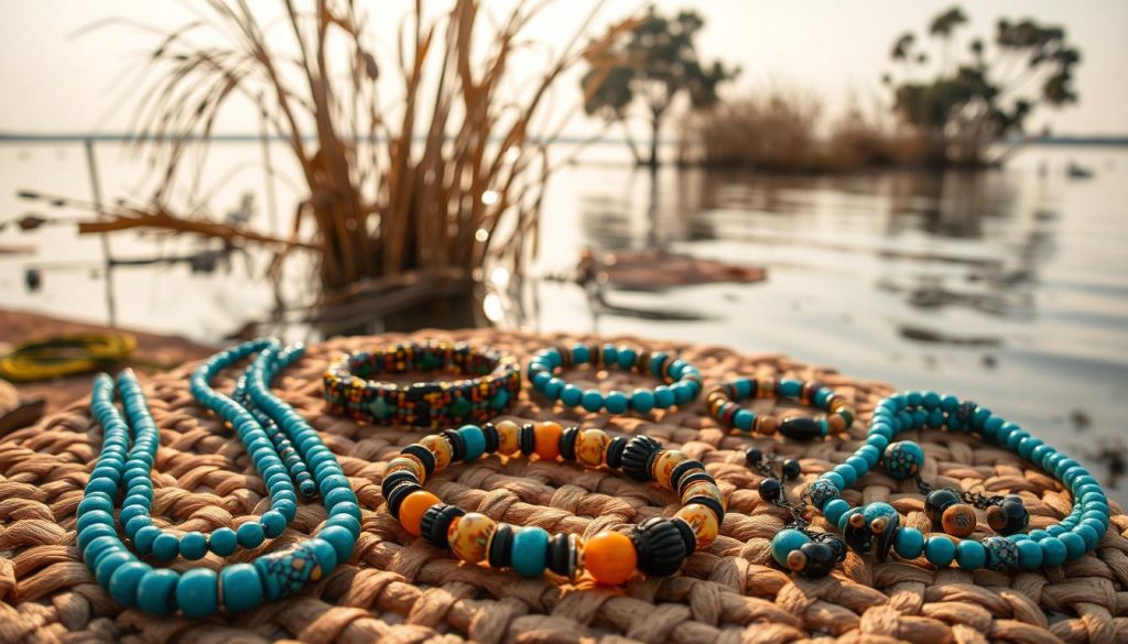 Beaded jewelry from Lake Victoria Beaded jewelry from Lake Victoria