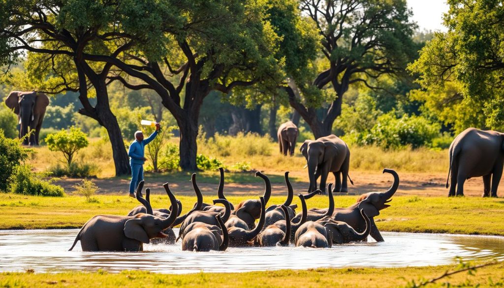 David Sheldrick Wildlife Trust elephant orphanage David Sheldrick Wildlife Trust elephant orphanage