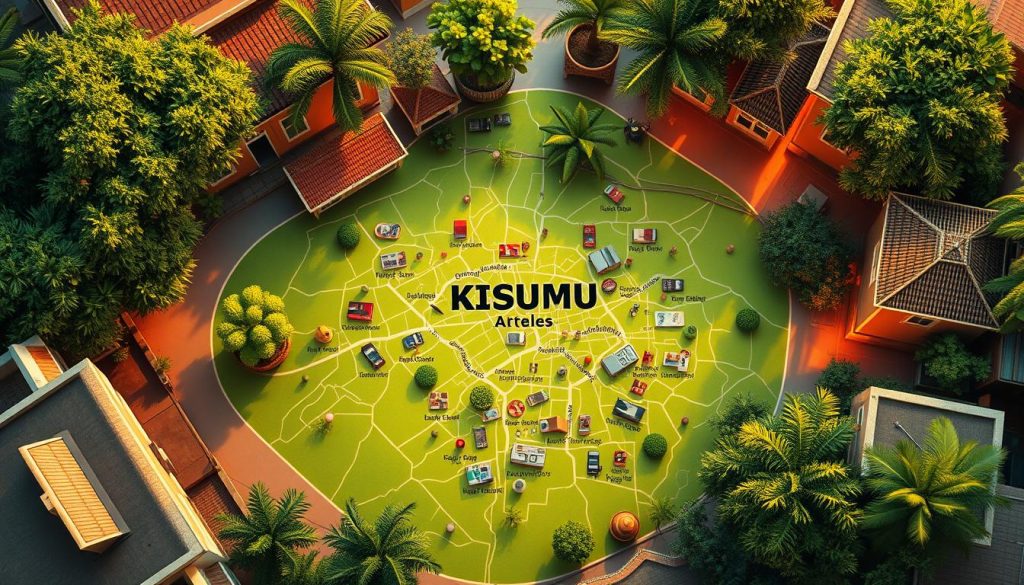 Kisumu art galleries map Kisumu art galleries map