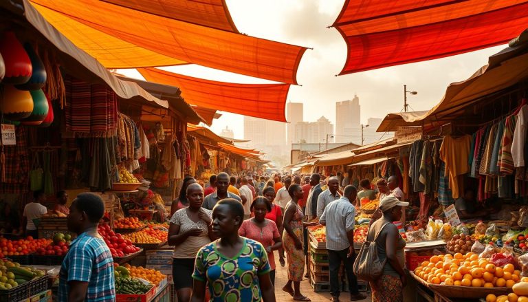 Kisumu market shopping
