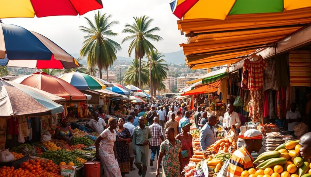 Kisumu market stalls Kisumu market stalls