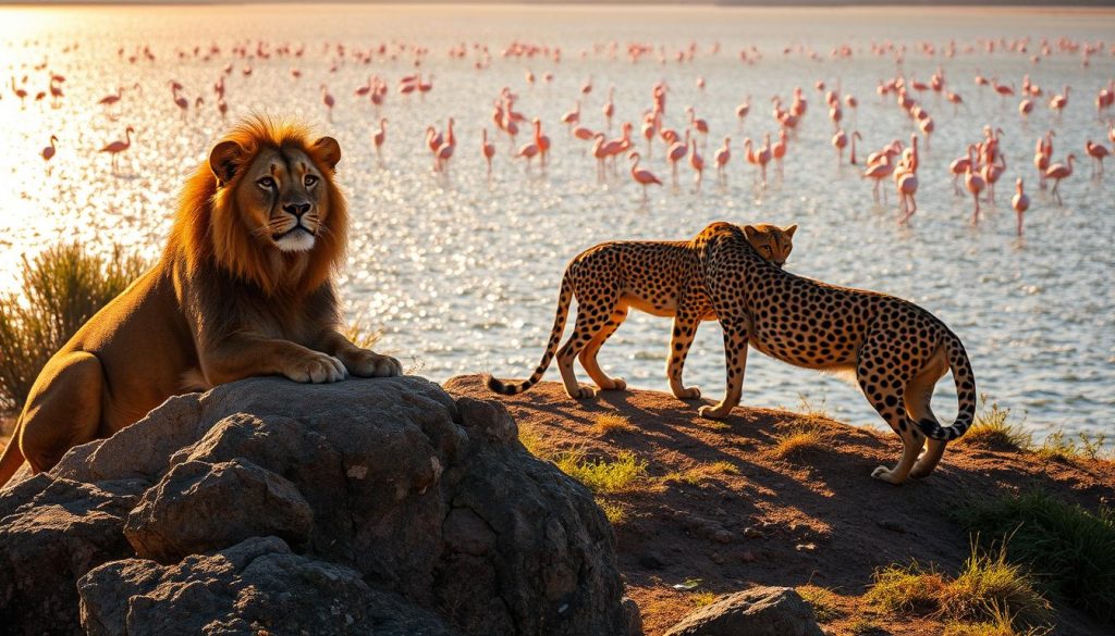 Lake Nakuru big cats Lake Nakuru big cats