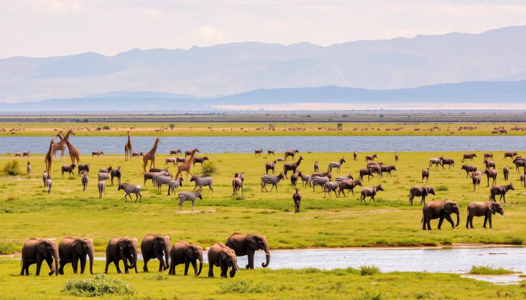 Lake Nakuru safari wildlife viewing Lake Nakuru safari wildlife viewing