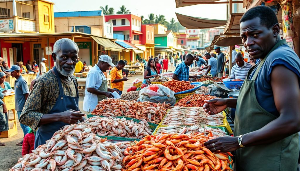 Mombasa seafood market Mombasa seafood market