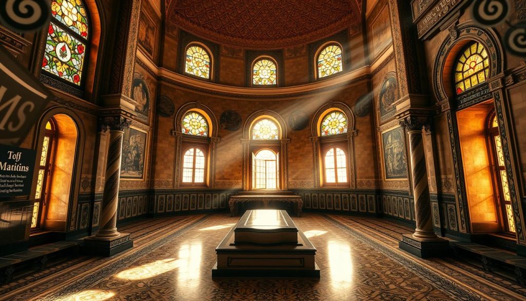 Monastir Bourguiba mausoleum interior Monastir Bourguiba mausoleum interior