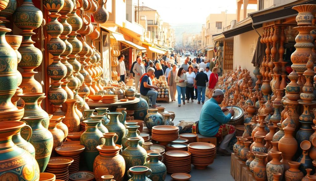 Monastir crafts market pottery Monastir crafts market pottery