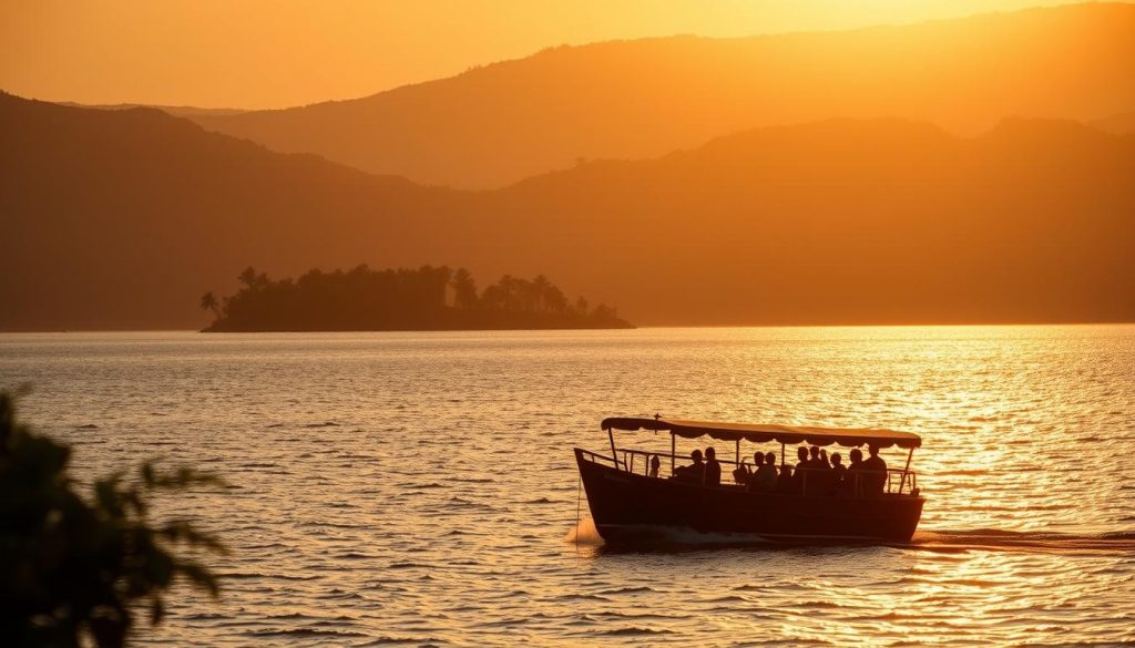 sunset boat cruises on Lake Victoria sunset boat cruises on Lake Victoria