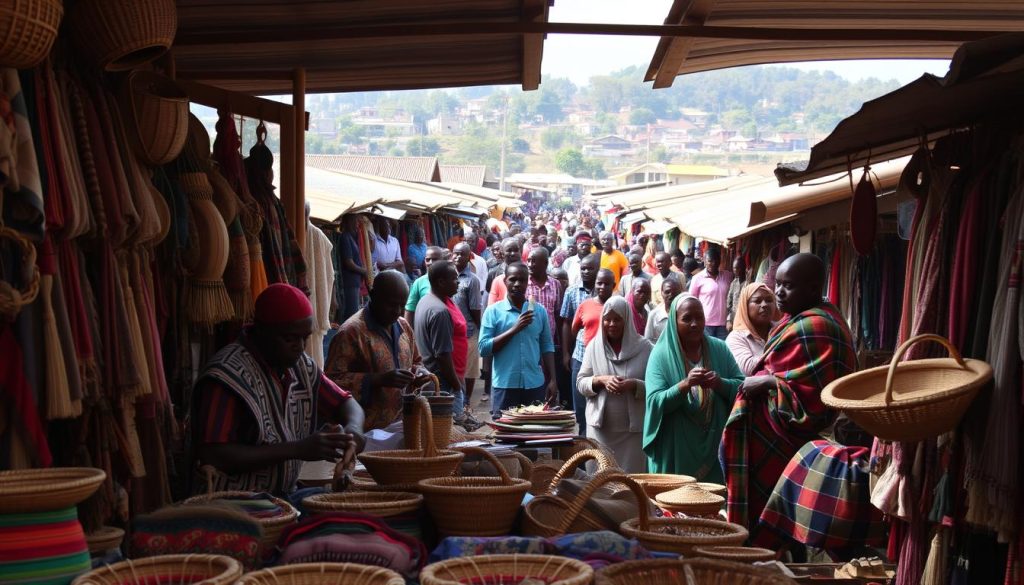 vibrant market atmosphere vibrant market atmosphere