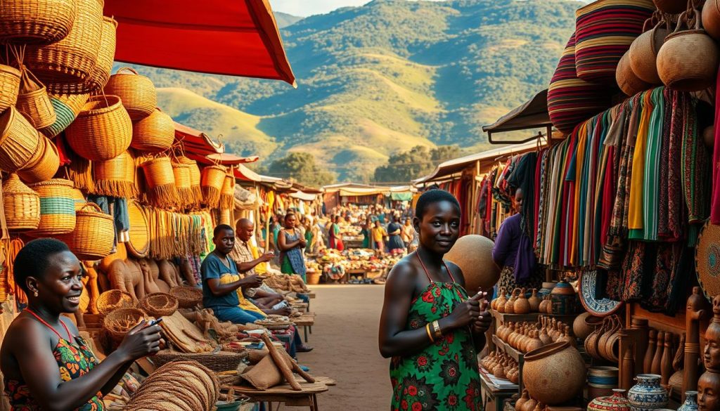 African crafts market African crafts market
