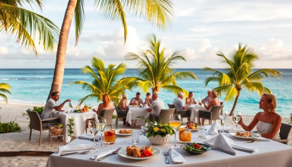 Anse Royale beachfront dining Anse Royale beachfront dining