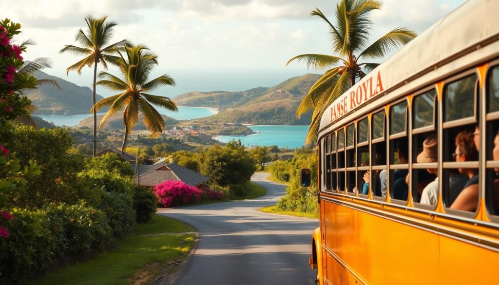 Anse Royale bus route Anse Royale bus route