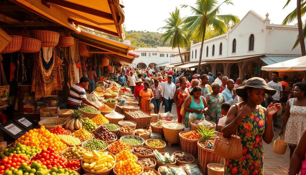 Anse Royale market vendors Anse Royale market vendors