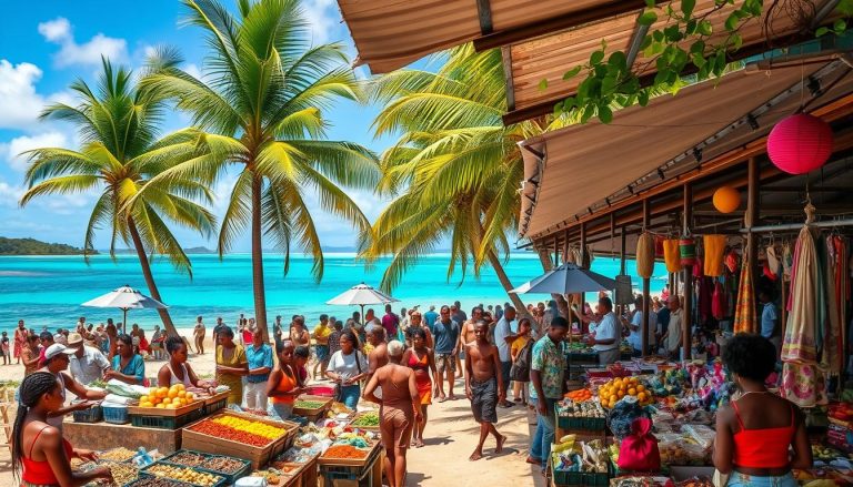 Are there any local markets in Anse Royale?