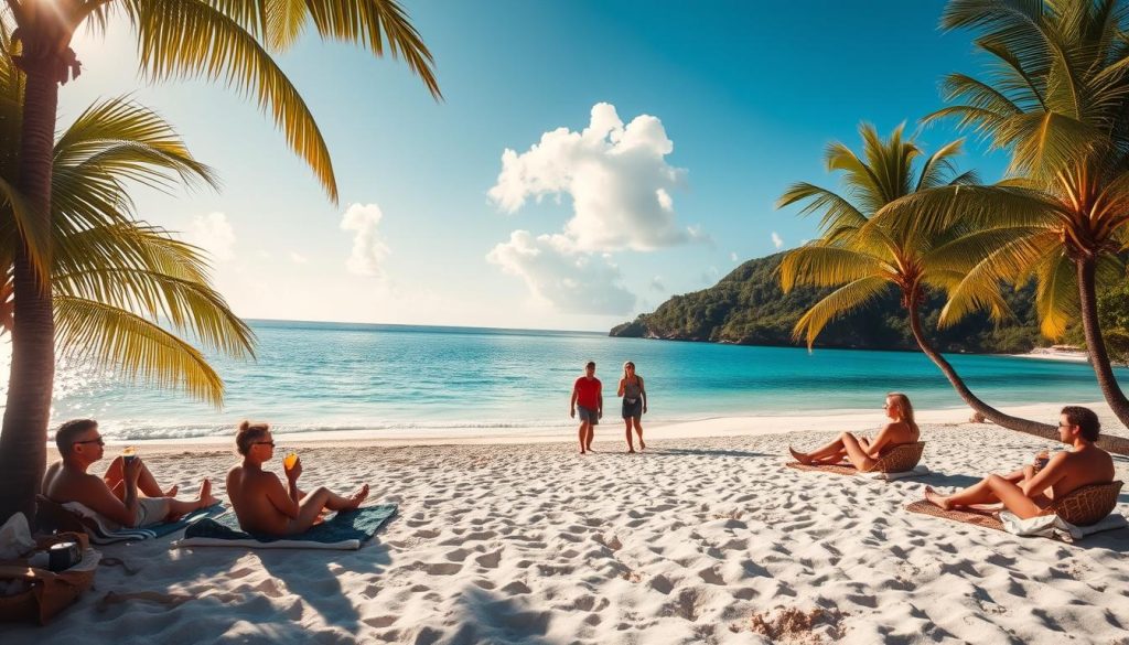 Beau Vallon beach relaxation Beau Vallon beach relaxation
