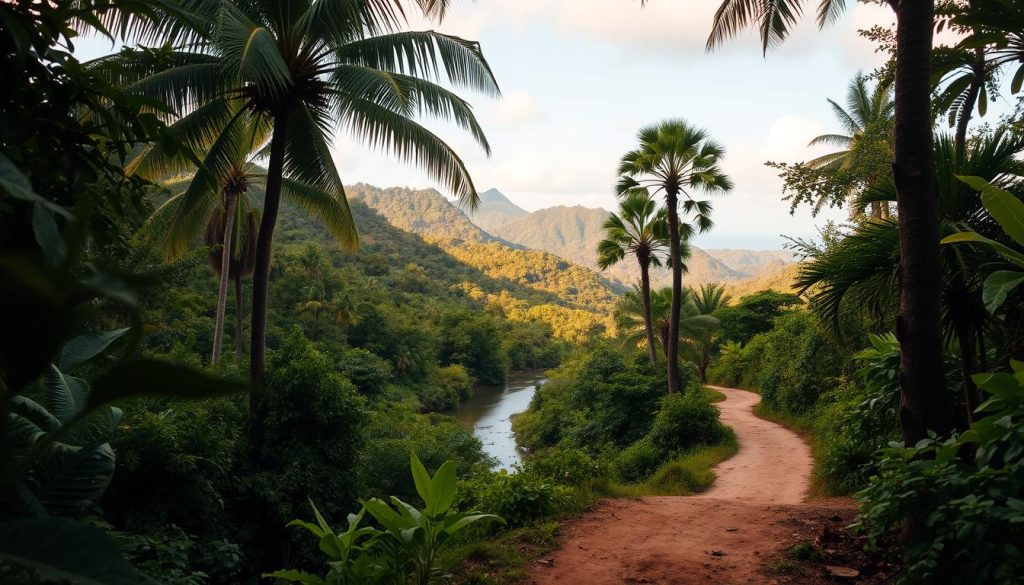 Beau Vallon hiking trails Beau Vallon hiking trails