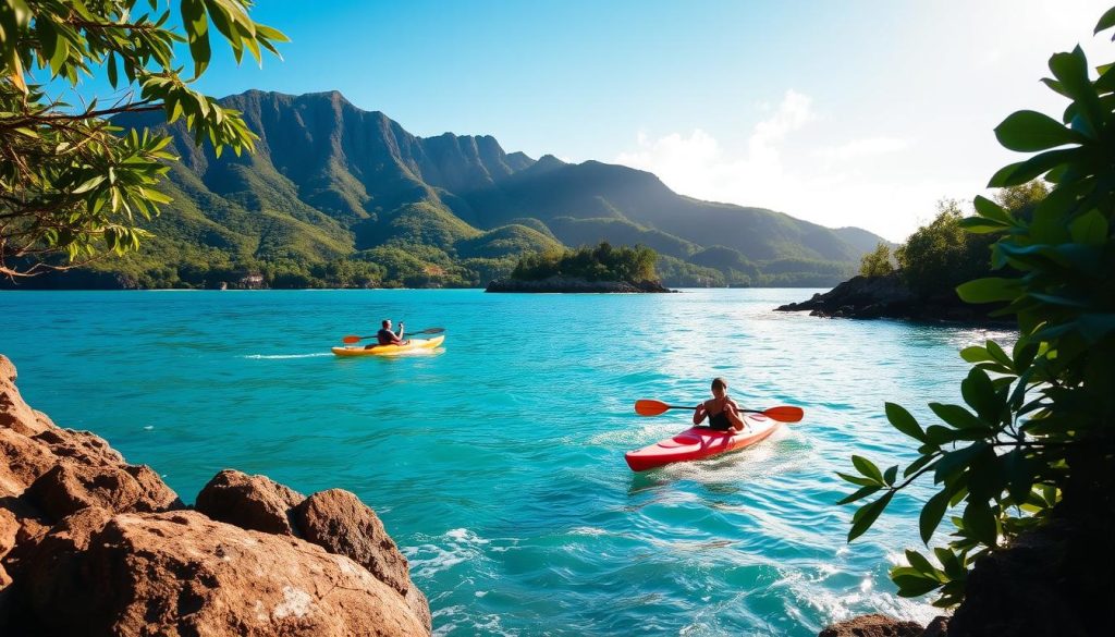 Beau Vallon kayak adventure Beau Vallon kayak adventure