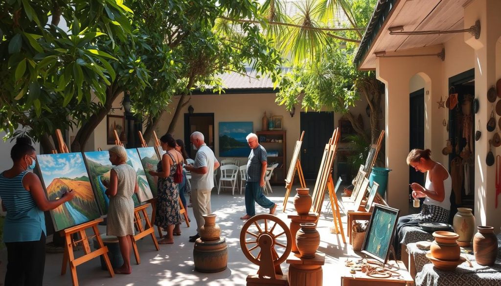 Beau Vallon local artists Beau Vallon local artists