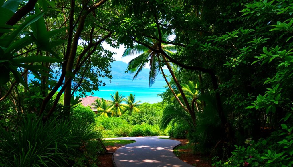 Beau Vallon walking routes Beau Vallon walking routes