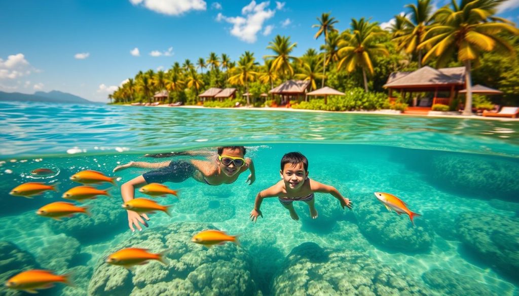 Berjaya Beau Vallon family-friendly snorkeling Berjaya Beau Vallon family-friendly snorkeling