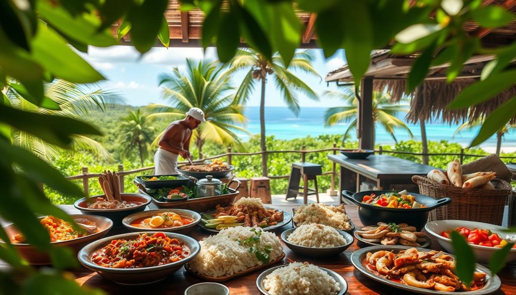 Creole cuisine La Digue Creole cuisine La Digue