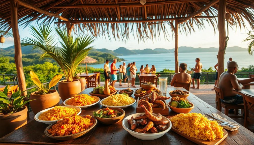 Creole cuisine on La Digue Creole cuisine on La Digue