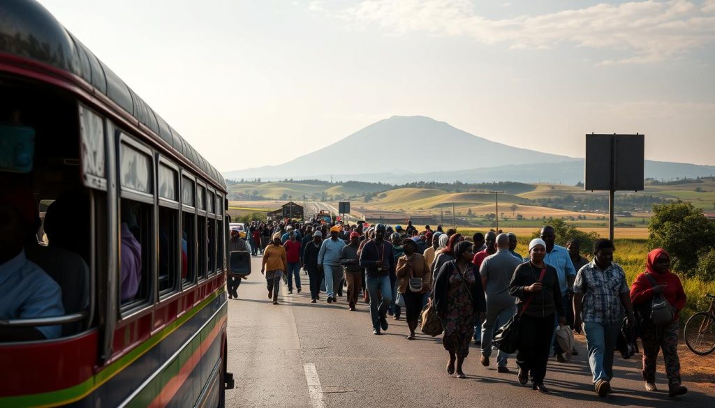 Eldoret Nairobi road distance public transport Eldoret Nairobi road distance public transport
