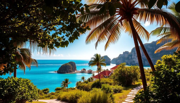 How do you get around Praslin and explore different areas efficiently?