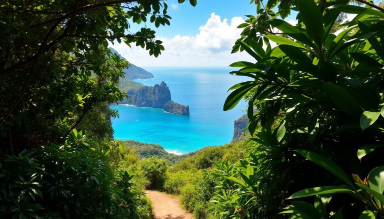 Is Beau Vallon a good starting point for exploring other parts of Mahé?