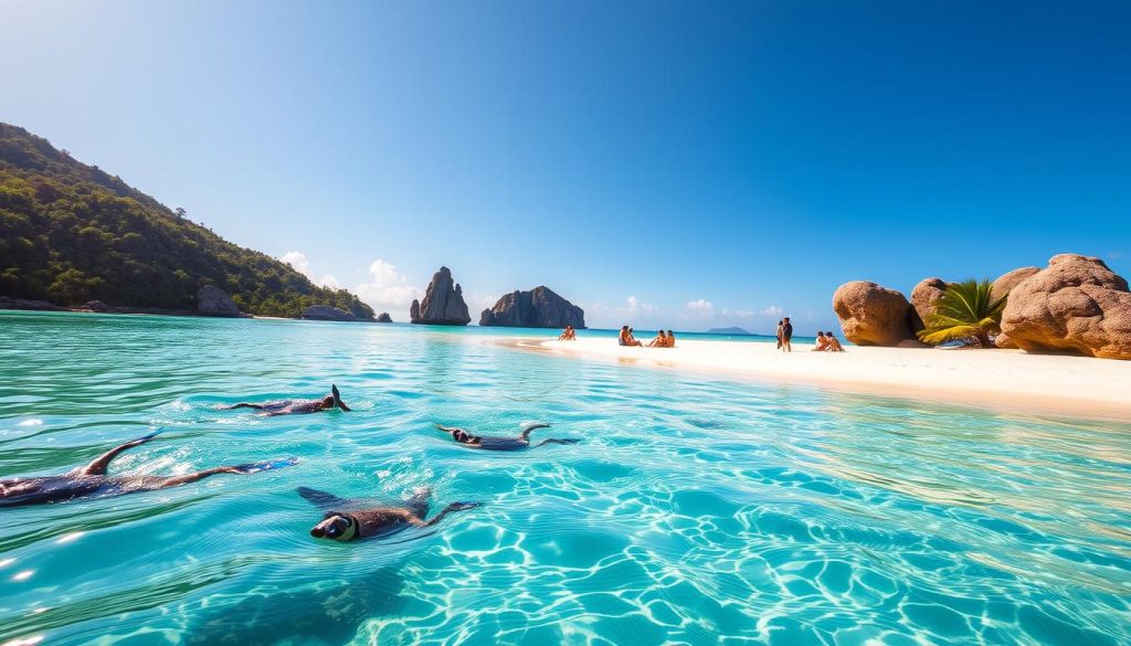 La Digue beach activities La Digue beach activities