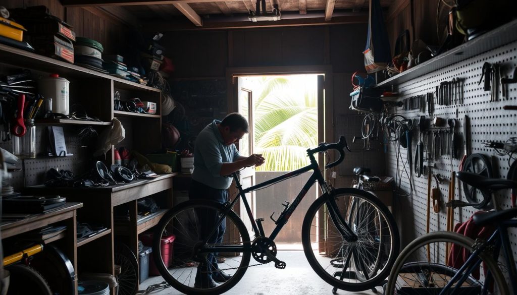 La Digue bicycle maintenance La Digue bicycle maintenance