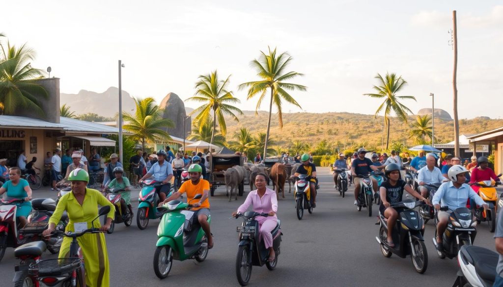 La Digue transportation methods La Digue transportation methods