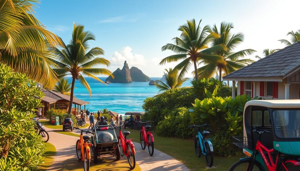 La Digue transportation options La Digue transportation options