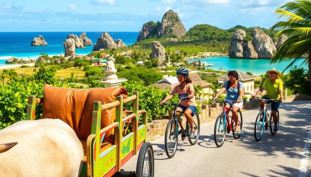 La Digue transportation options La Digue transportation options
