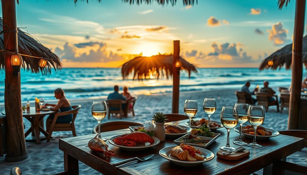 La Plage Restaurant seafood dining La Plage Restaurant seafood dining