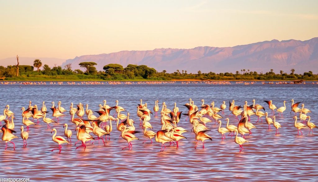 Lake Nakuru National Park flamingos Lake Nakuru National Park flamingos