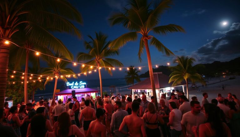 Local nightlife in Beau Vallon