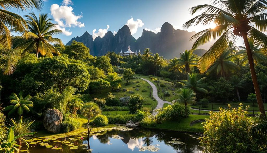 Seychelles National Botanical Gardens location Seychelles National Botanical Gardens location