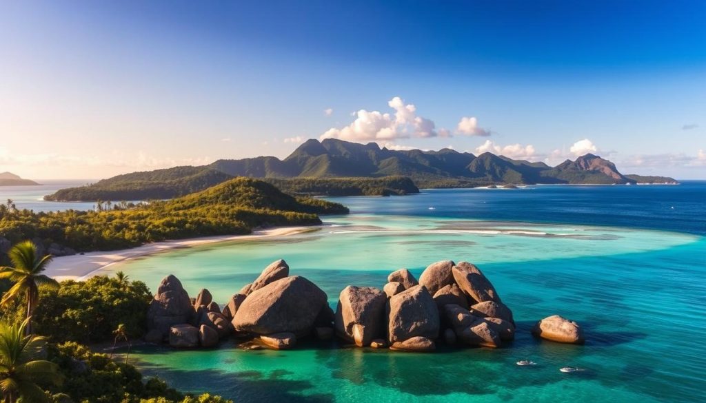 Seychelles island comparison Seychelles island comparison