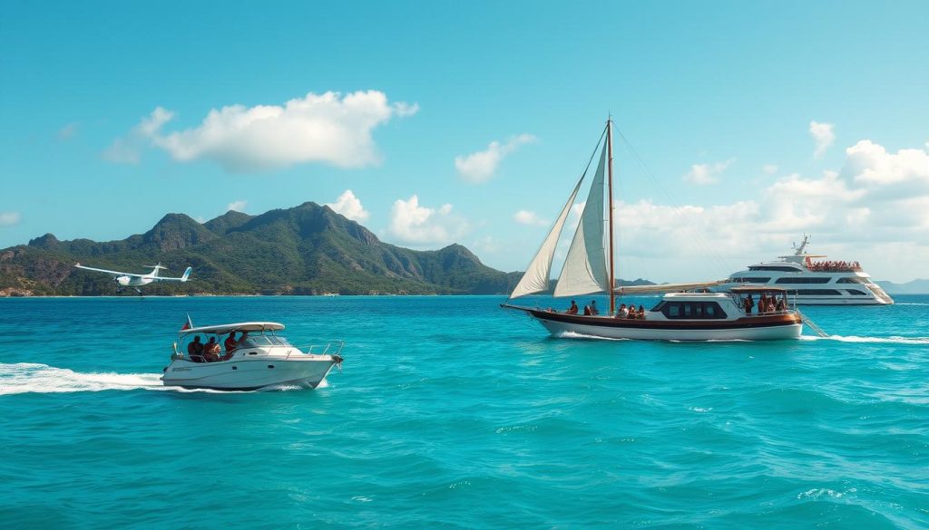 Seychelles island hopping transportation options Seychelles island hopping transportation options