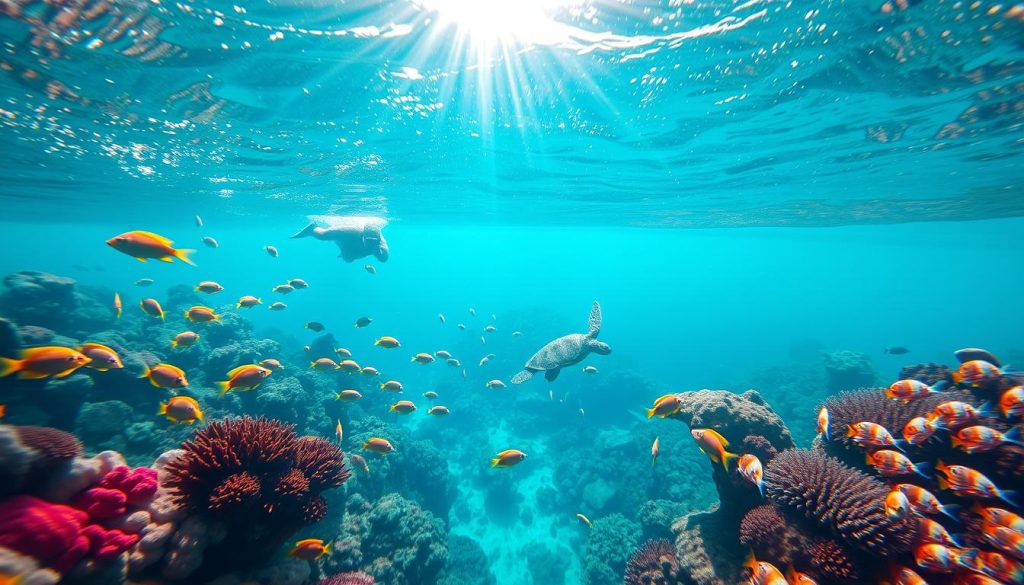 Snorkeling in Beau Vallon Snorkeling in Beau Vallon