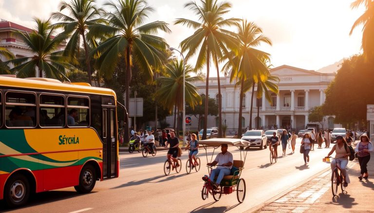 What are the best ways to get around Victoria, Seychelles?