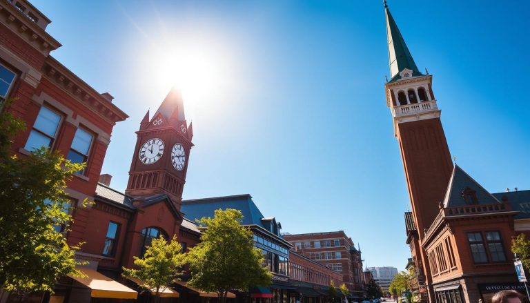 What is Victoria's famous clock tower?