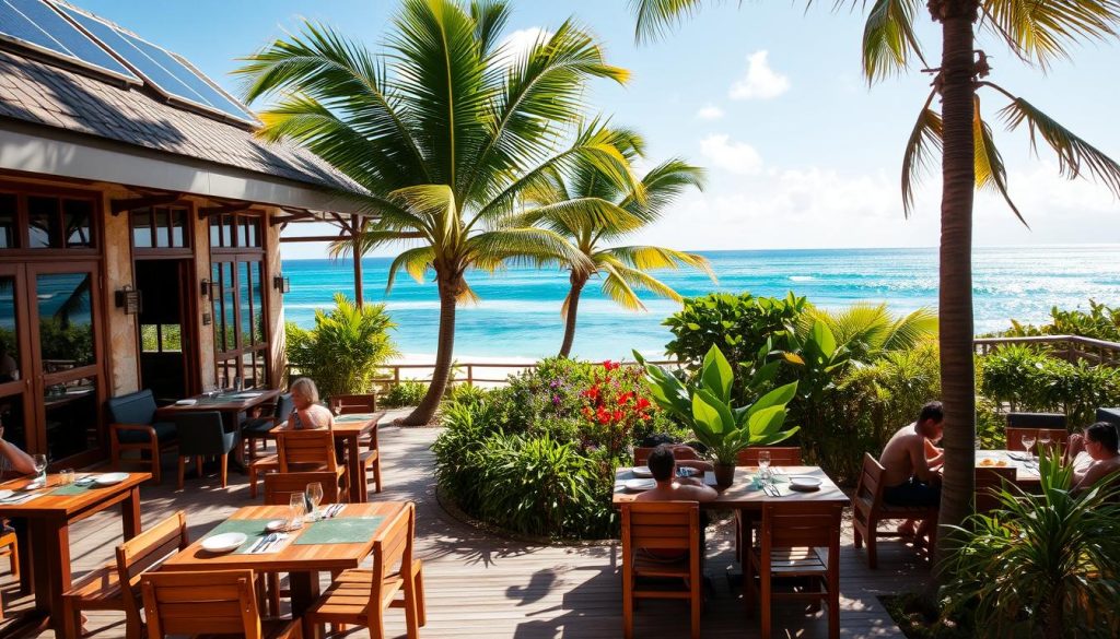 eco-friendly restaurant in Beau Vallon eco-friendly restaurant in Beau Vallon