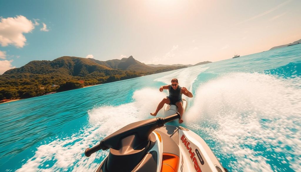 jet skiing in Anse Royale jet skiing in Anse Royale