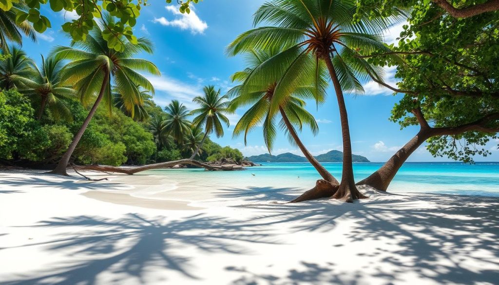 secluded beaches on Praslin Island secluded beaches on Praslin Island