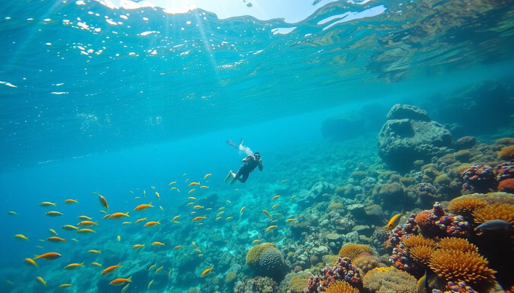 snorkeling in Beau Vallon Bay snorkeling in Beau Vallon Bay