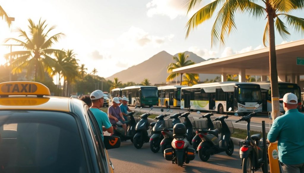 transportation options in Beau Vallon transportation options in Beau Vallon